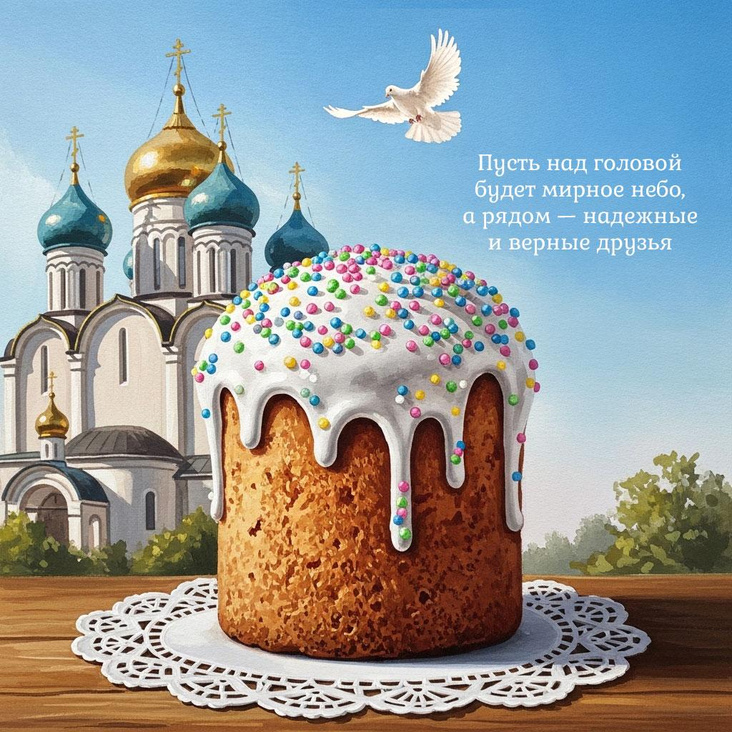 Пасхальная открытка 2