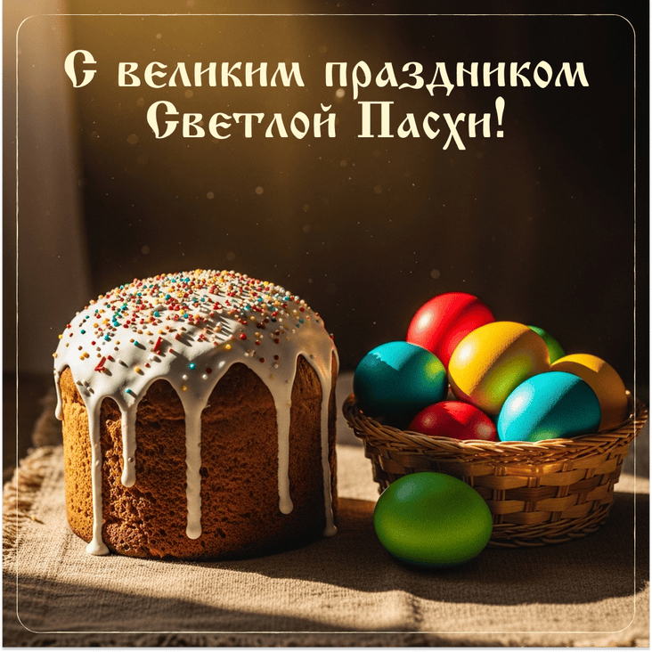 Пасхальная открытка 7