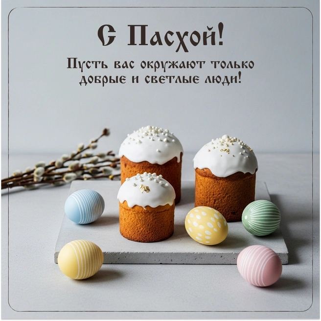 Пасхальная открытка 15