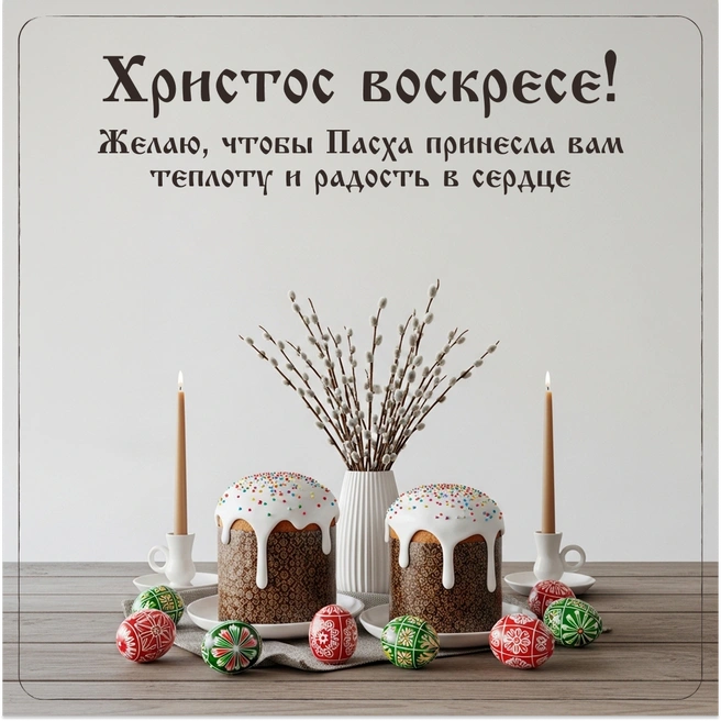 Пасхальная открытка 19