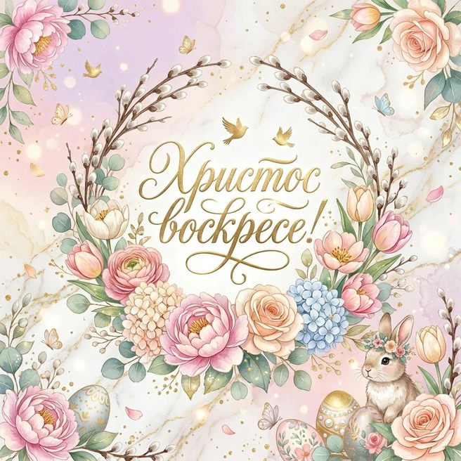 Пасхальная открытка 20