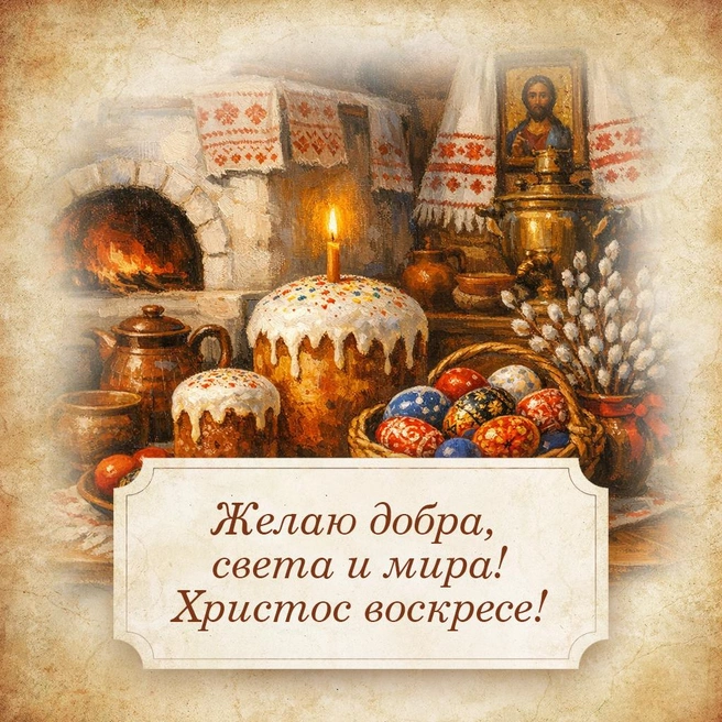 Пасхальная открытка 21