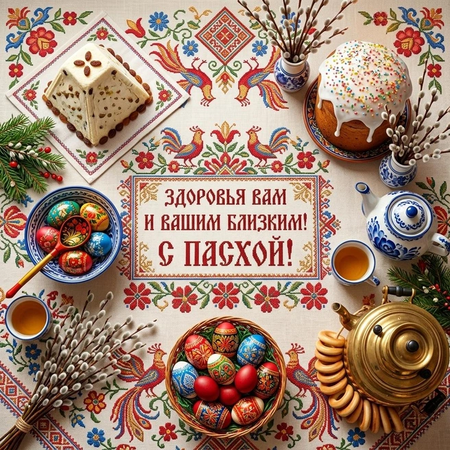 Пасхальная открытка 25